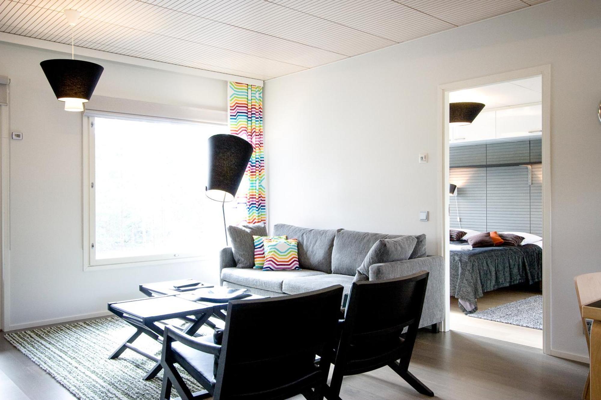 Haapala Suites Entinen Iida Вуокати Стая снимка